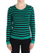 Green Black Silk Cashmere Sweater