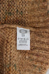 Brown Wool Blend Knitted Oversize Sweater