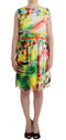 Multicolor Organza Sheath Dress