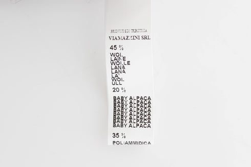 Gray Knit Wool Cardigan Sweater