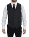 Gray Wool Formal Dress Vest Gilet Weste