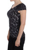 Gray Leopard Modal T-Shirt Blouse Top