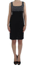 Black Stretch Sheath Dress & Sweater Set