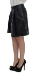 Black Blue Two Piece Suit Skirt & Blazer