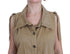 Beige Cotton Sleeveless Shirt