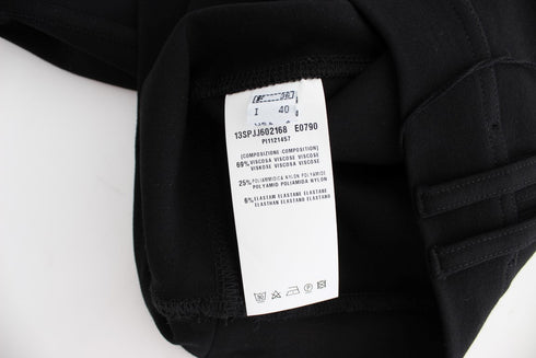 Black Straight Pencil Skirt