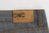 Gray Cotton Regular Fit Denim Jeans