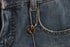 Blue Cotton Slim Fit Cropped Jeans