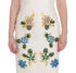 White Brocade Crystal Sheath Dress