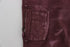 Bordeaux Cotton Cropped Cargo Pants