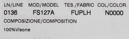 Black Mink Fur Shoulder Collar Scarf