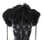 Black Fox Fur Shoulder Wrap Cover Collar Scarf