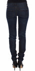 Blue Slim Jeans Denim Pants Skinny Leg Stretch