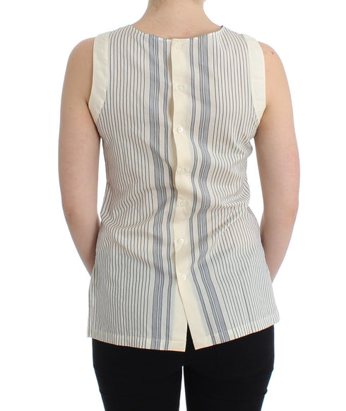 Beachwear Striped Top Blouse Shirt Bow Tank