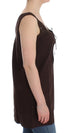 Beachwear Brown Cotton Stretch Tunic Dress
