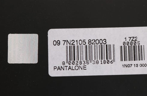 Black Slim Fit Cotton Stretch Pants