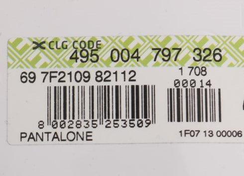 Black Cotton Stretch Chinos Pants