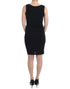 Black pencil sheath dress