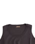 Brown knit tank top