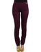 Purple slim fit pants