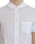 White Cotton Shirt Top
