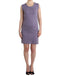 Purple cotton jersey dress