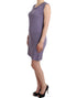 Purple cotton jersey dress