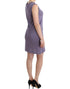 Purple cotton jersey dress