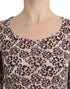 Brown longsleeved lace top