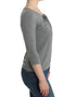 Gray 3/4 sleeves jumper top