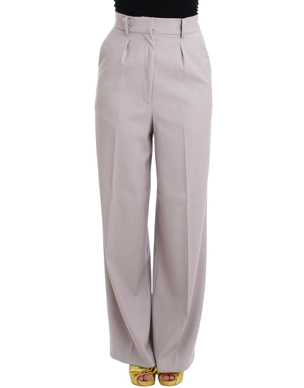 Gray high waist pants