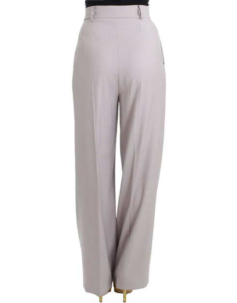 Gray high waist pants