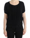 Black short sleeved jumper
