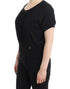 Black short sleeved jumper