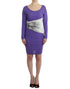 Purple longsleeved dress