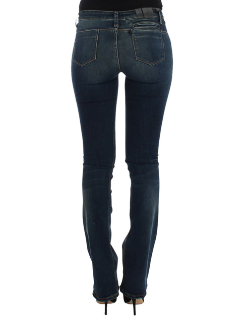 Blue straight leg jeans