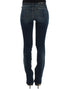 Blue straight leg jeans