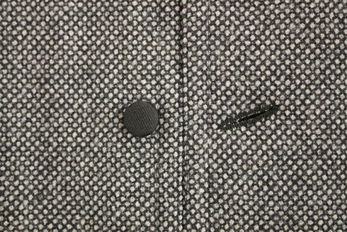 Gray Cotton Blend Logo Vest Gilet Weste