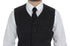 Gray Wool Blend Vest Gilet Weste