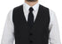 Gray Wool Formal Dress Vest Gilet Weste