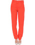 Orange boyfriend stretch pants