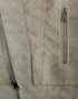 Beige brocade sleeveless jacket