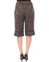 Multicolor wool shorts pants