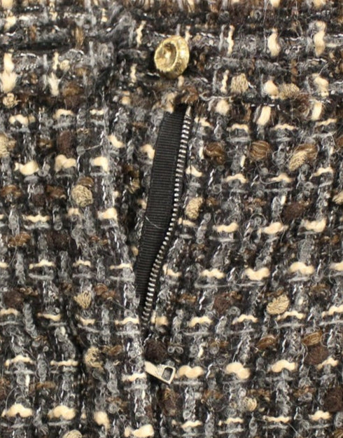 Multicolor wool shorts pants