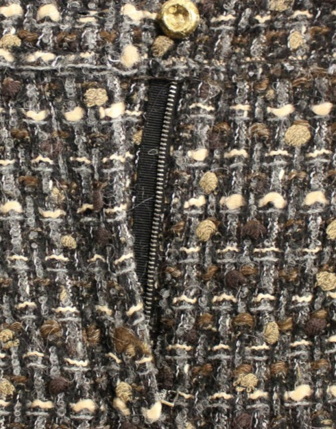 Multicolor Wool Shorts Pants