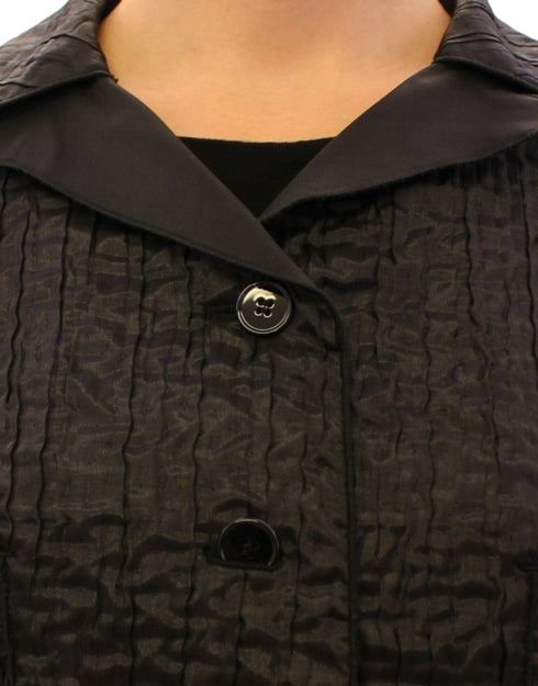 Black Short Bolero Shrug Jacket Coat