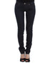Blue Slim Jeans Denim Pants Skinny Leg Stretch