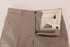 Beige Cotton Stretch Chinos Pants
