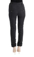 Gray Virgin Wool Skinny Casual Pants