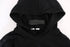 Black Gym Casual Hooded Cotton Sweater
